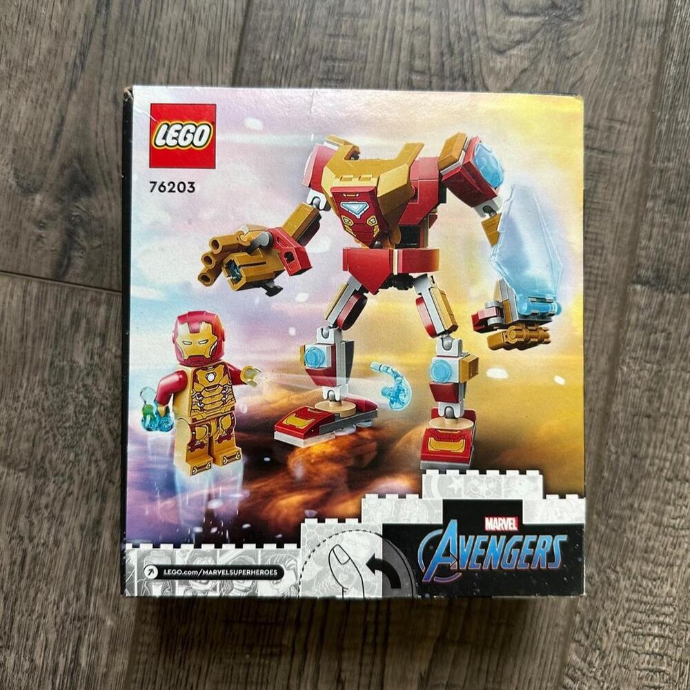 2022 Retired LEGO Superhero’s Marvel Avengers Iron Man Mech Armor Suit Set 76203